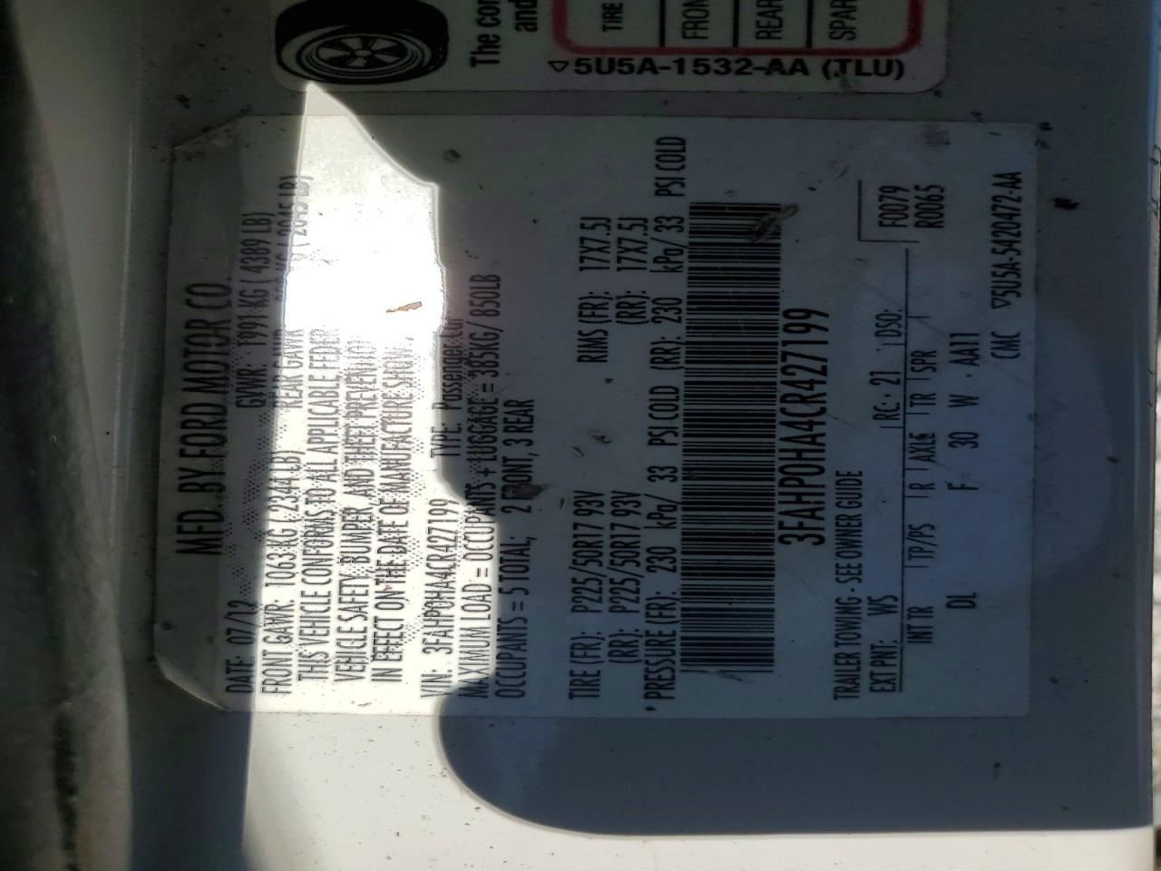 Ford Fusion Se