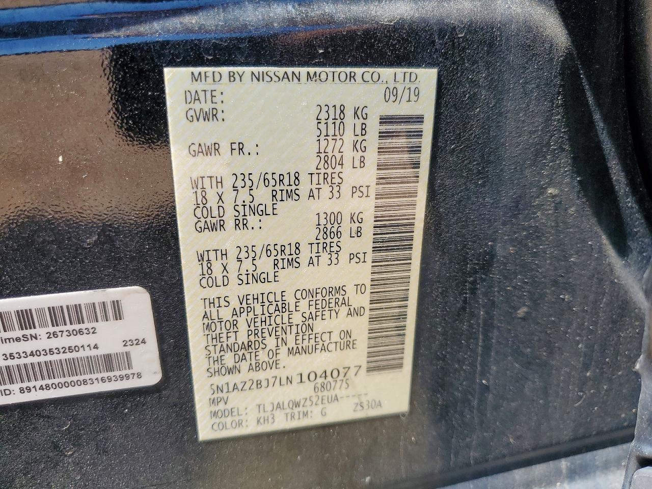 Nissan Murano Sv