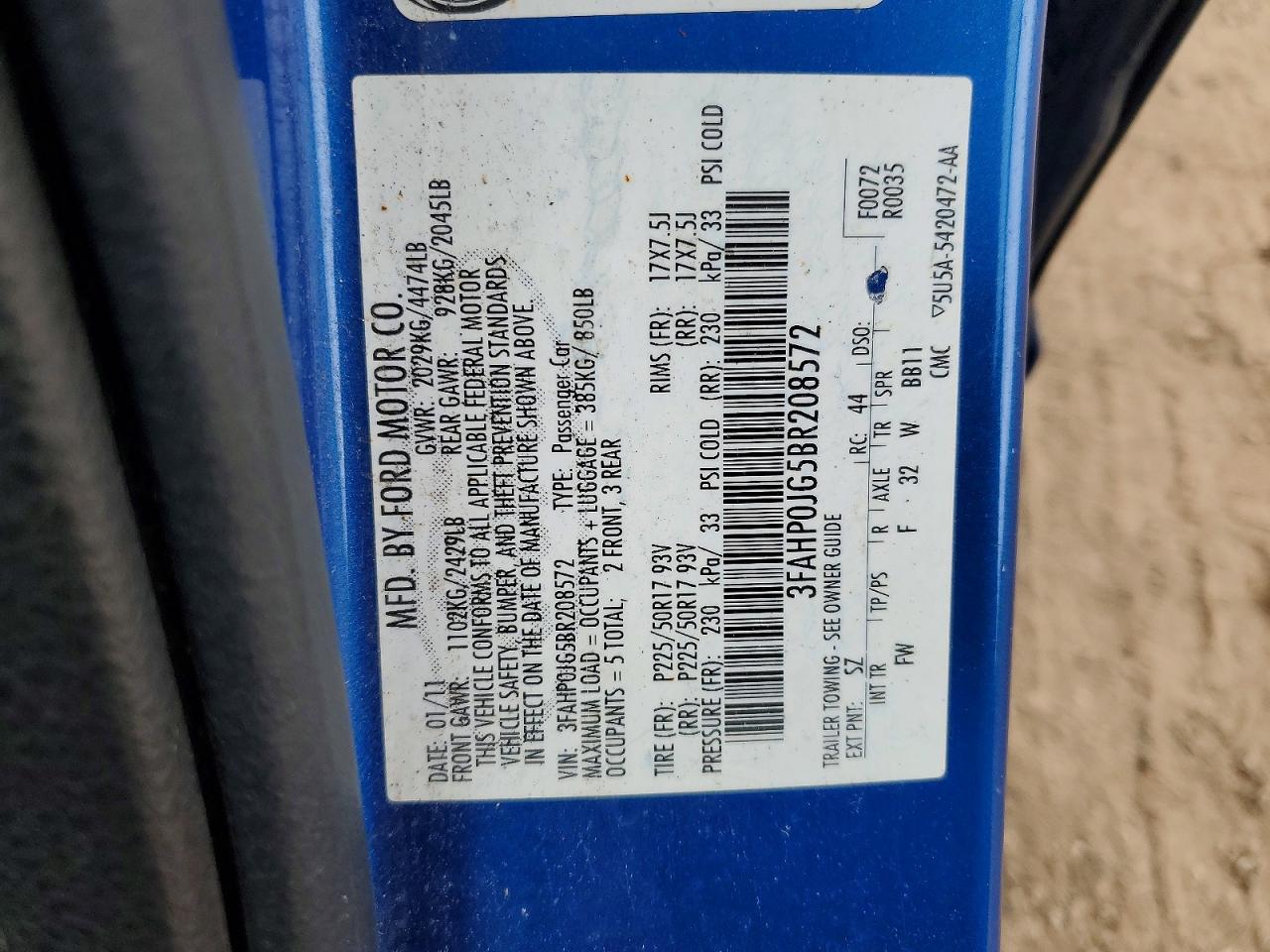 Ford Fusion Sel