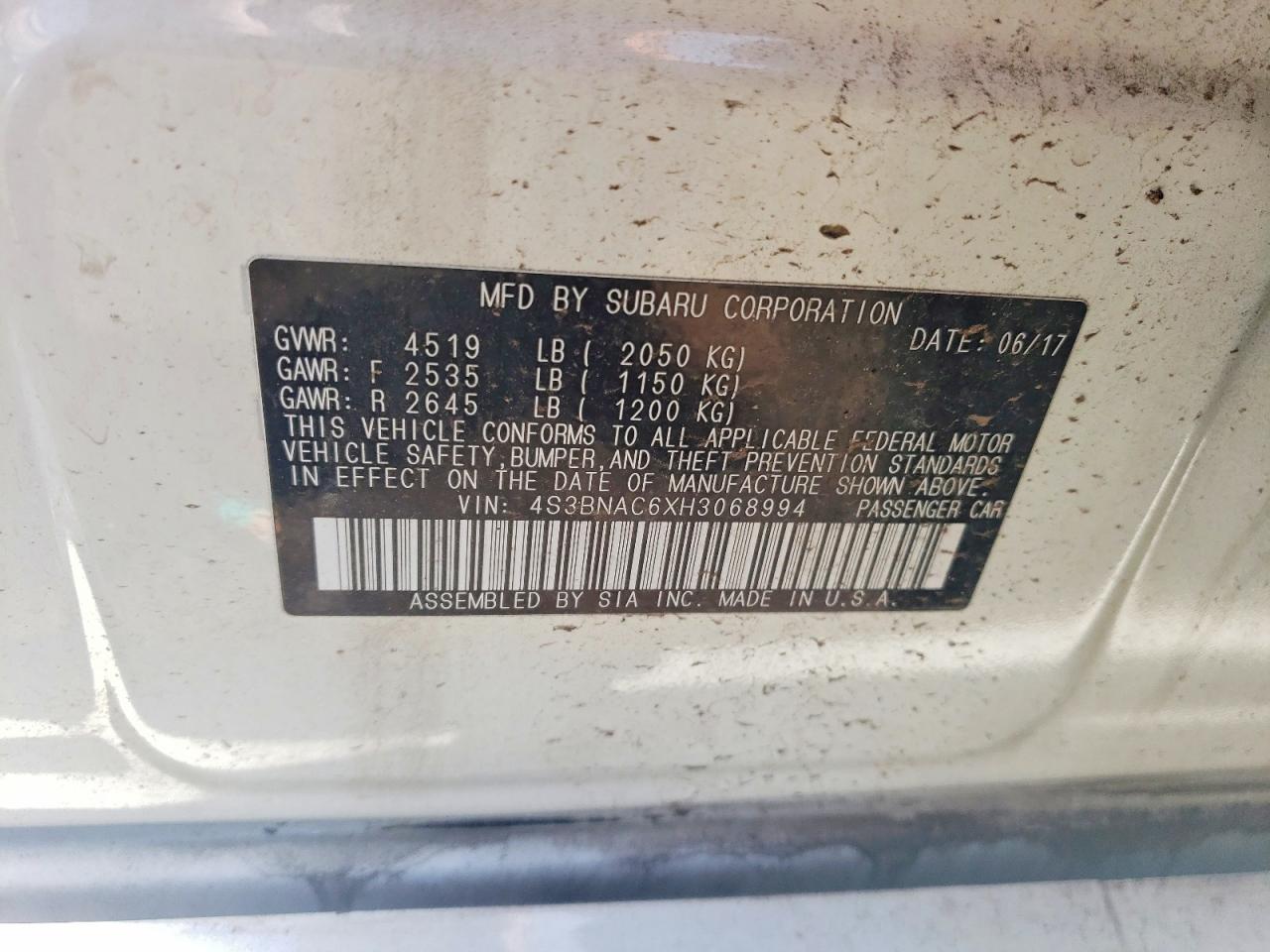 Subaru Legacy 2.5i Premium