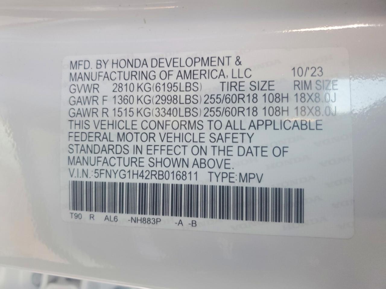 Honda Pilot Exl