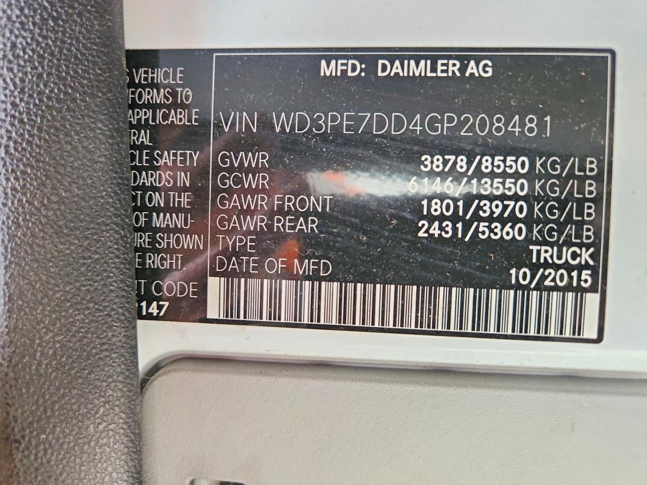 Mercedes-Benz Sprinter 2500