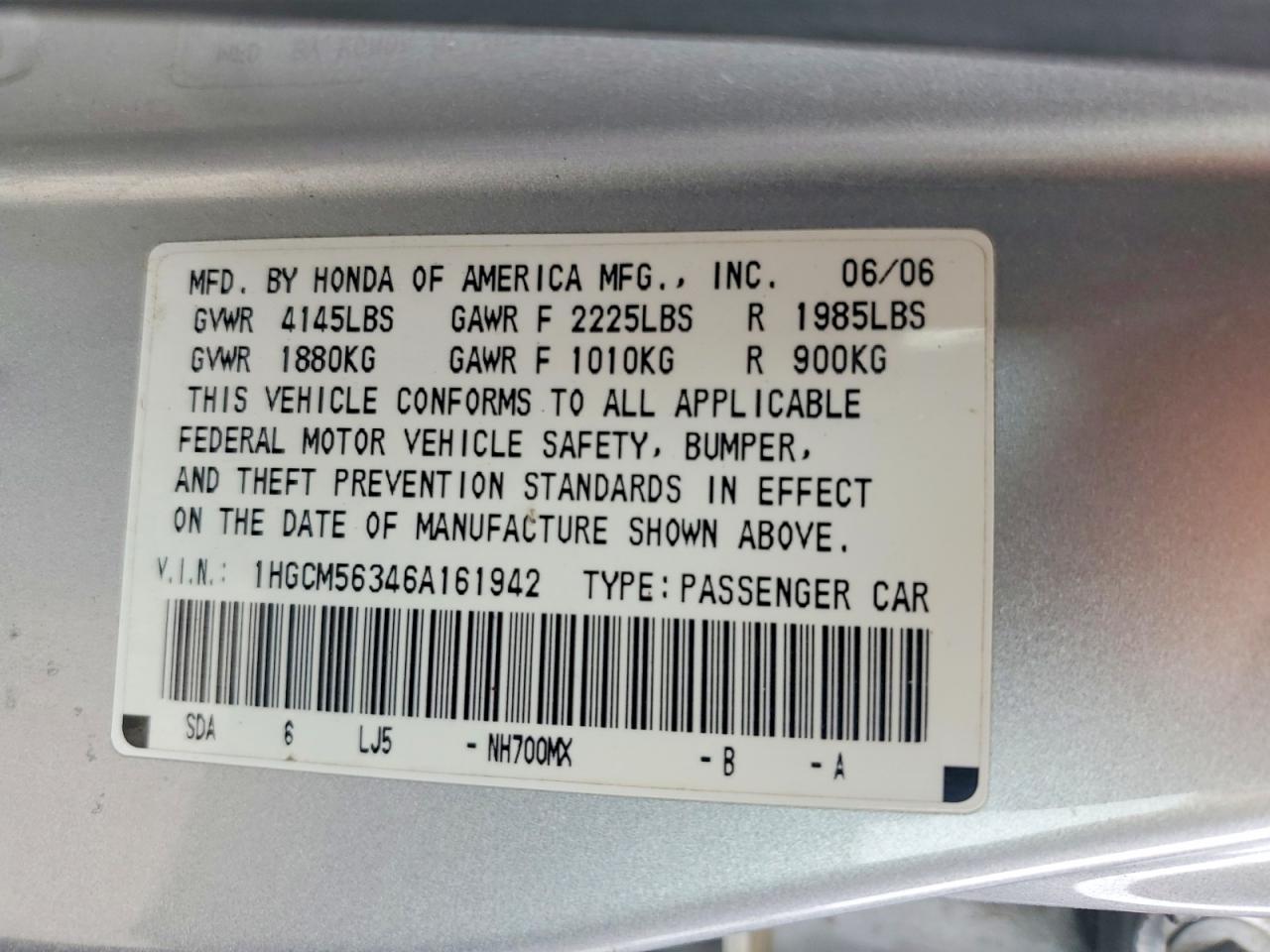 Honda Accord Se