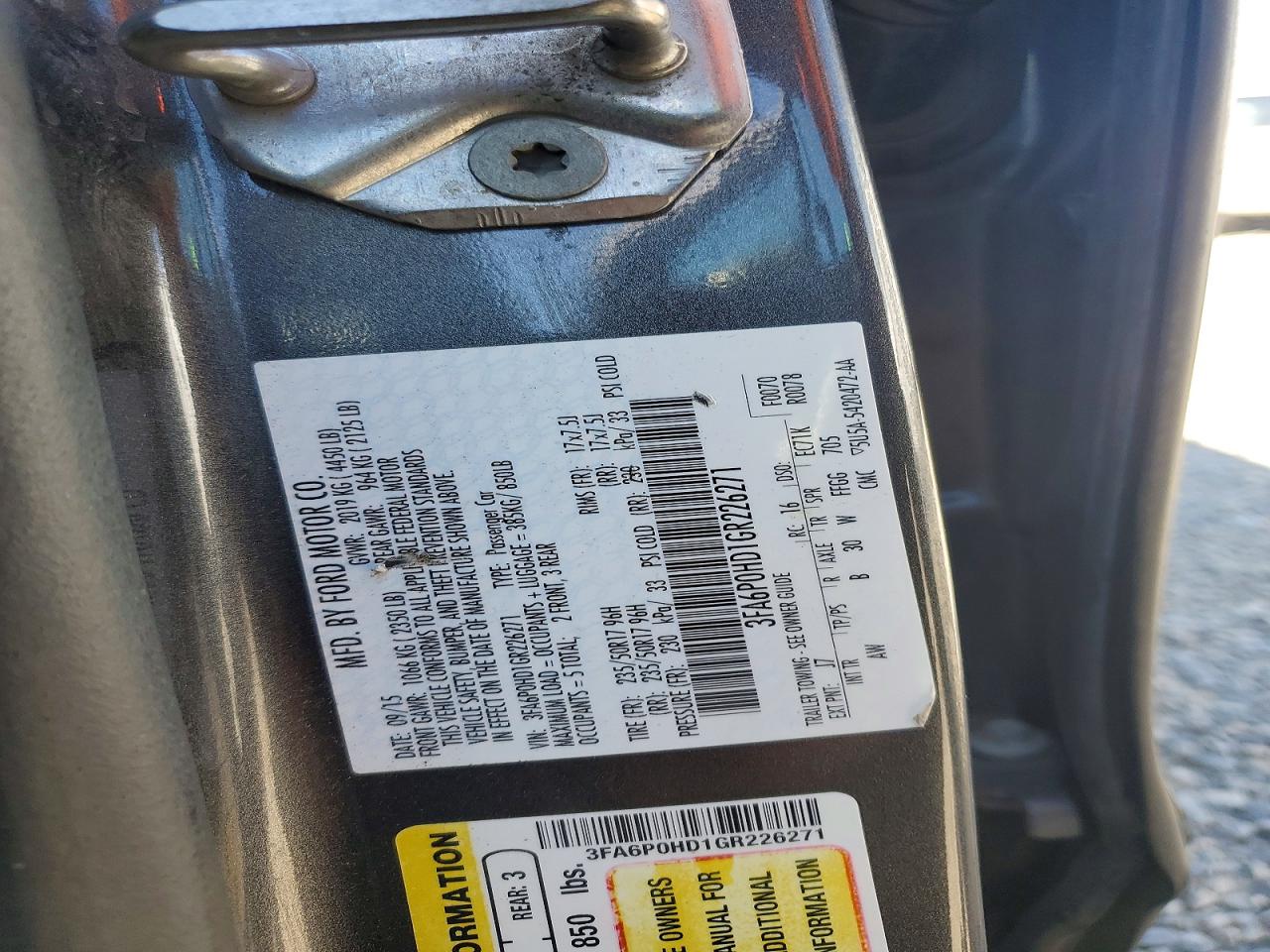 Ford Fusion Se