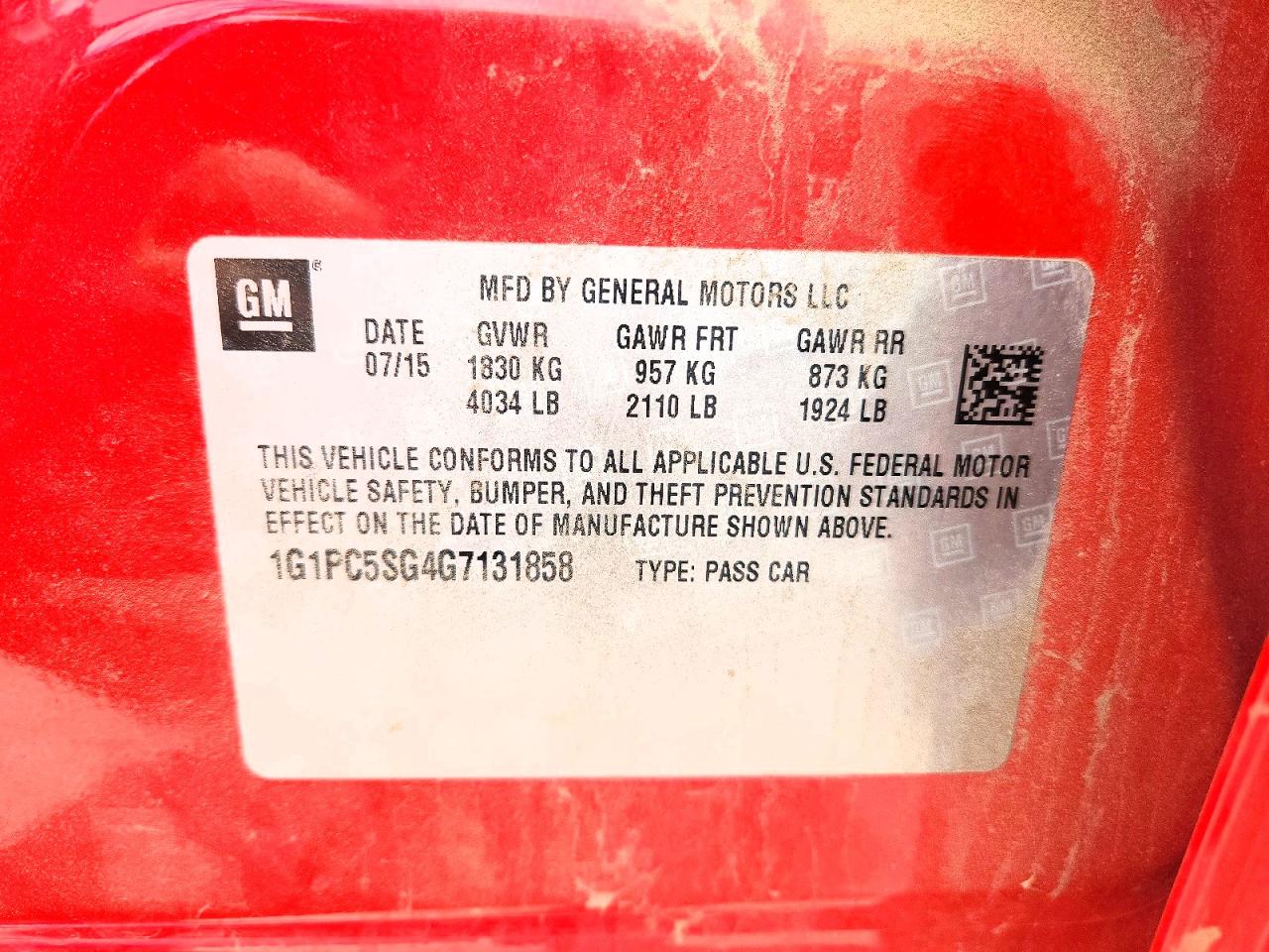 Chevrolet Cruze Ls