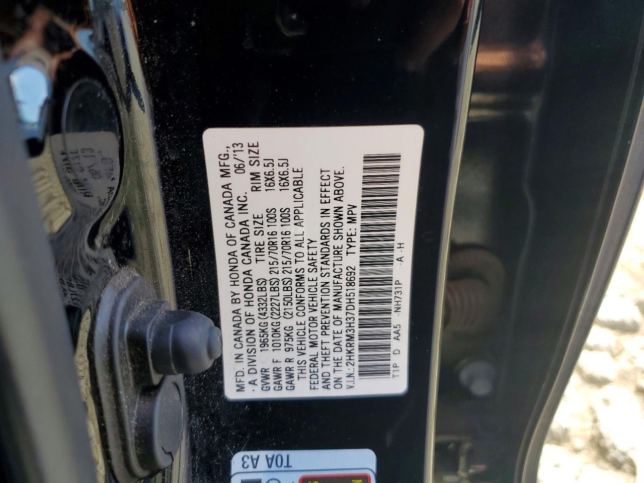Honda Crv Lx