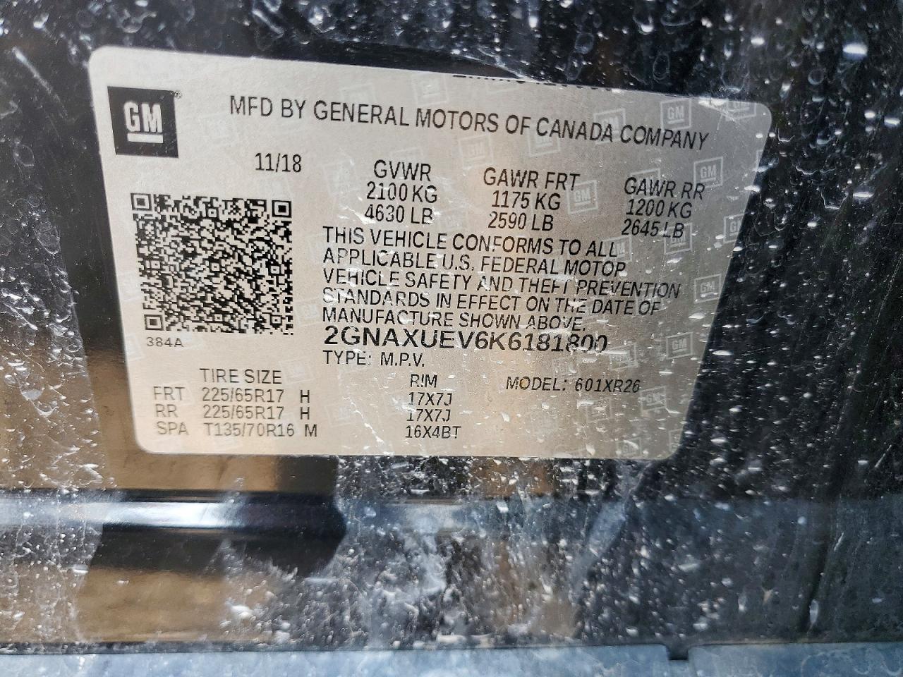 Chevrolet Equinox Lt