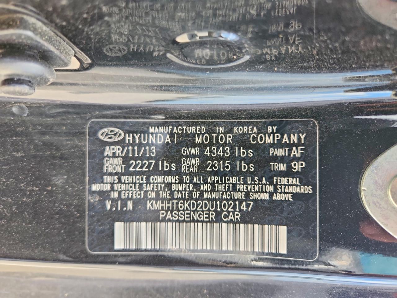 Hyundai Genesis 2.0t