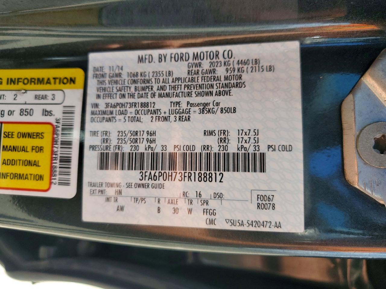 Ford Fusion Se