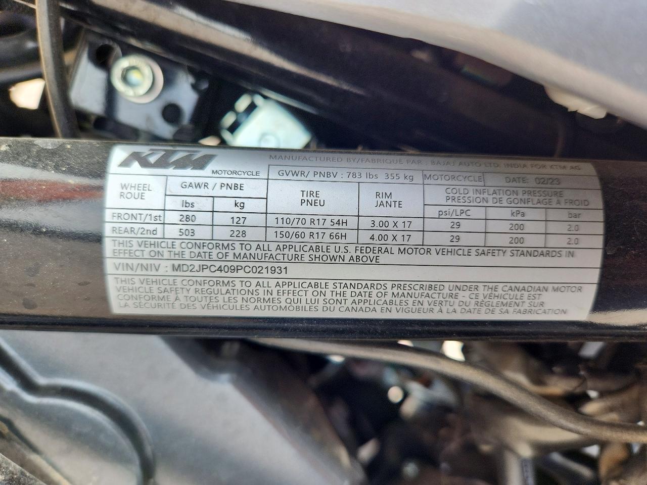 KTM Motorcycle Duke