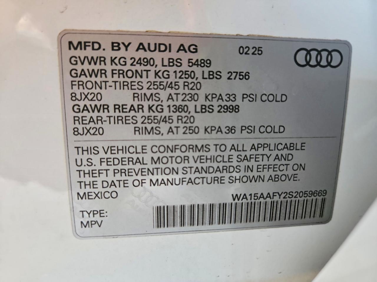 Audi Q5 Sportback Prm Pls 45