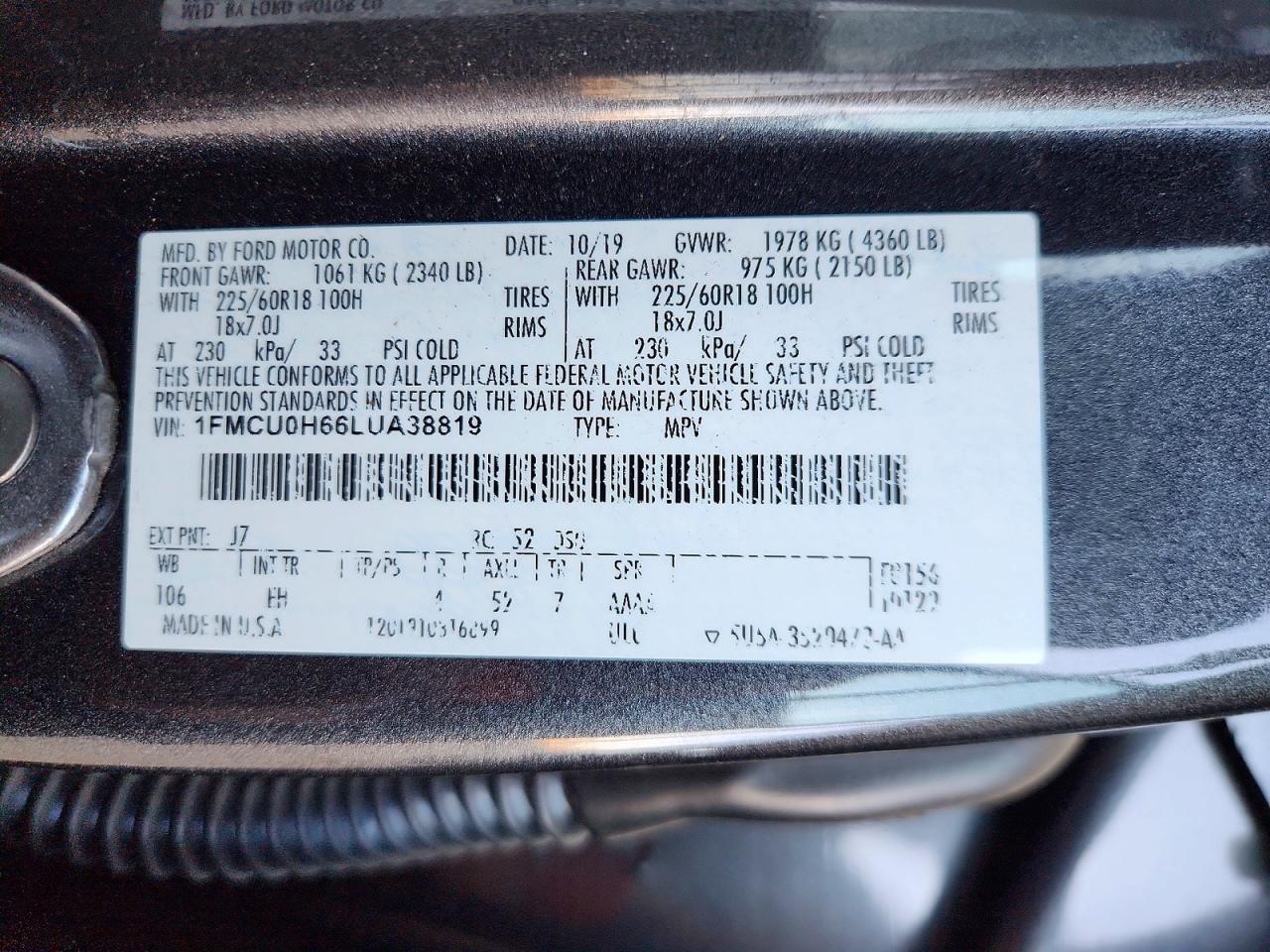 Ford Escape Sel