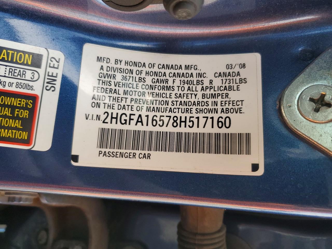 Honda Civic Lx