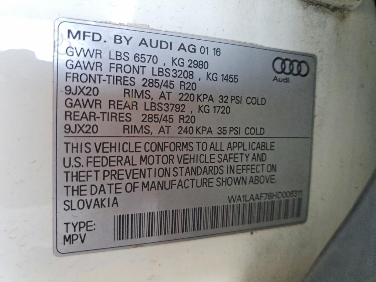 Audi Q7 Premium Plus