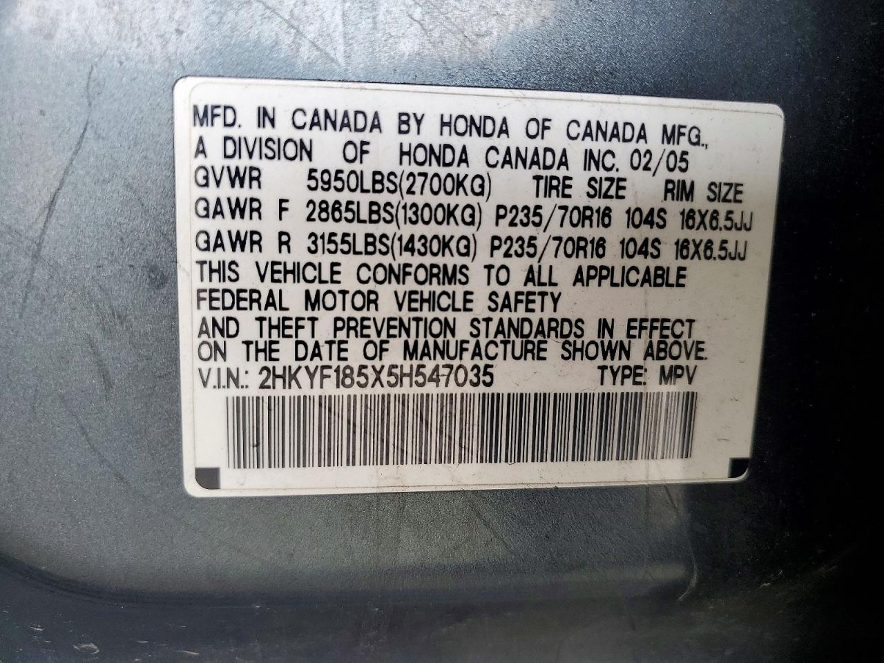 Honda Pilot Exl