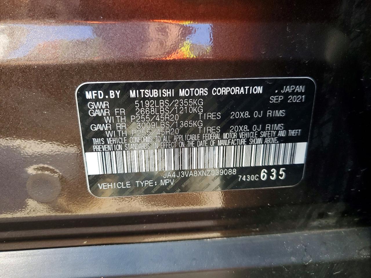Mitsubishi Outlander Sel