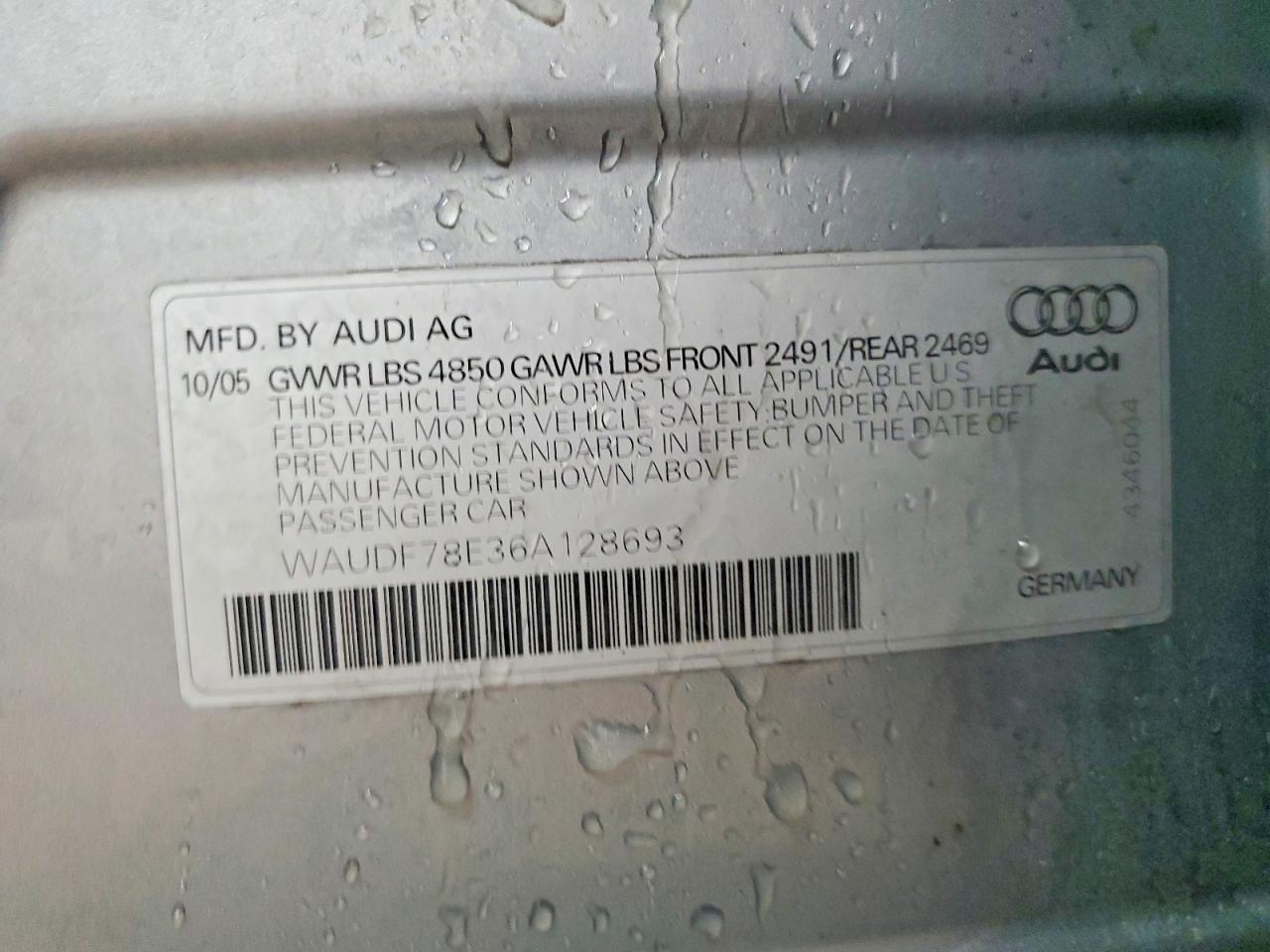 Audi A4 2.0t Quattro