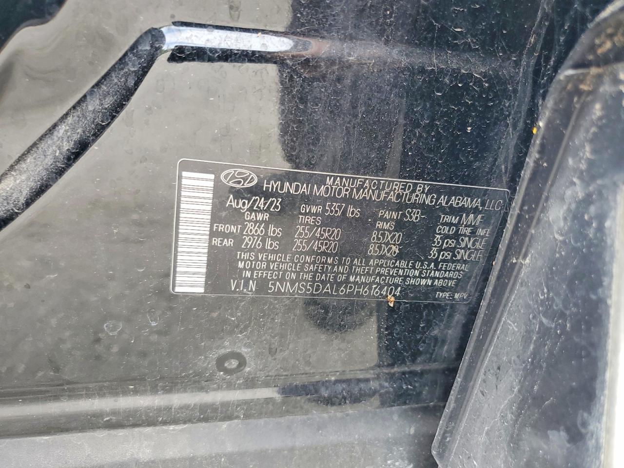 Hyundai SANTA FE Calligraphy