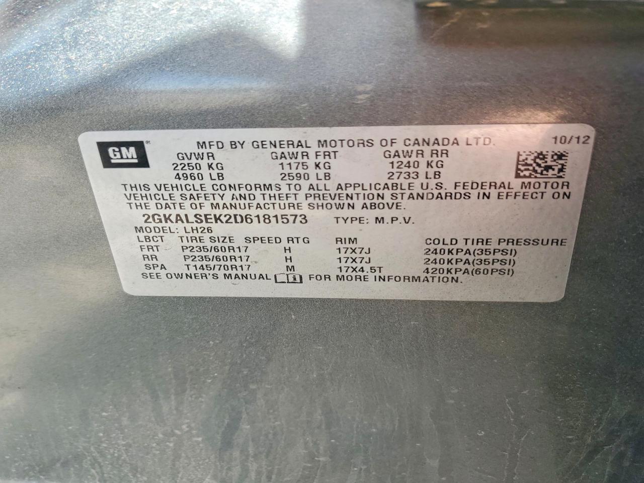 GMC Terrain Sle
