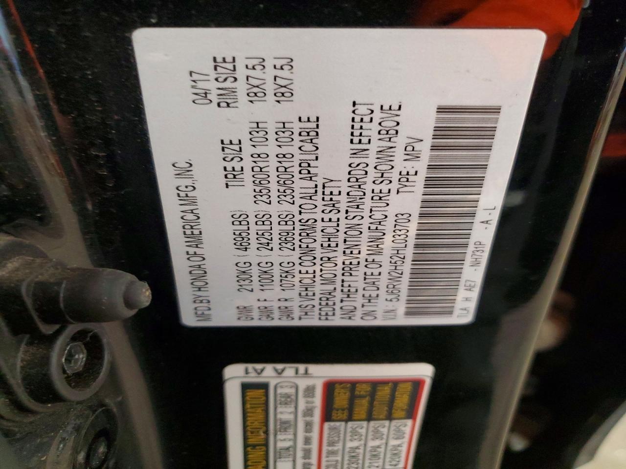 Honda Crv Ex