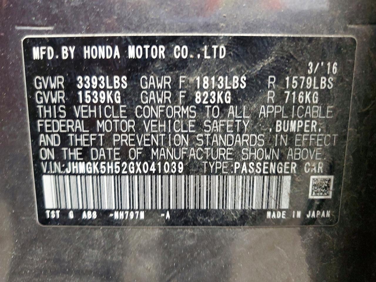 Honda Fit Lx
