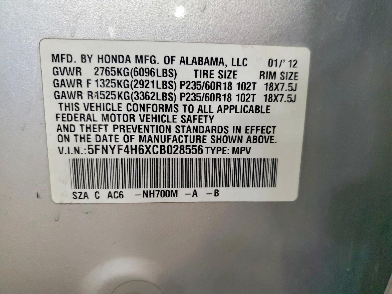 Honda Pilot Exl