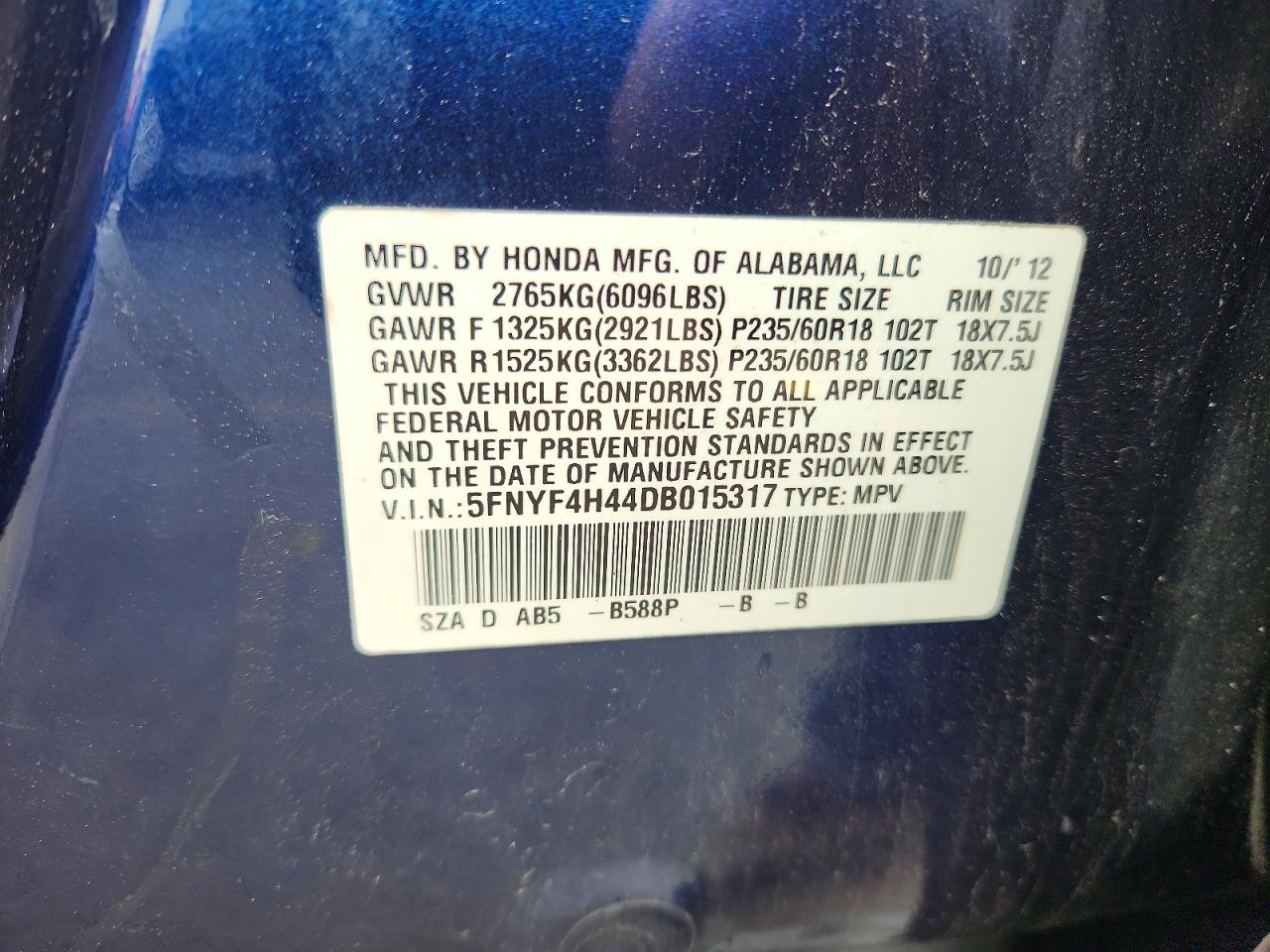 Honda Pilot Ex