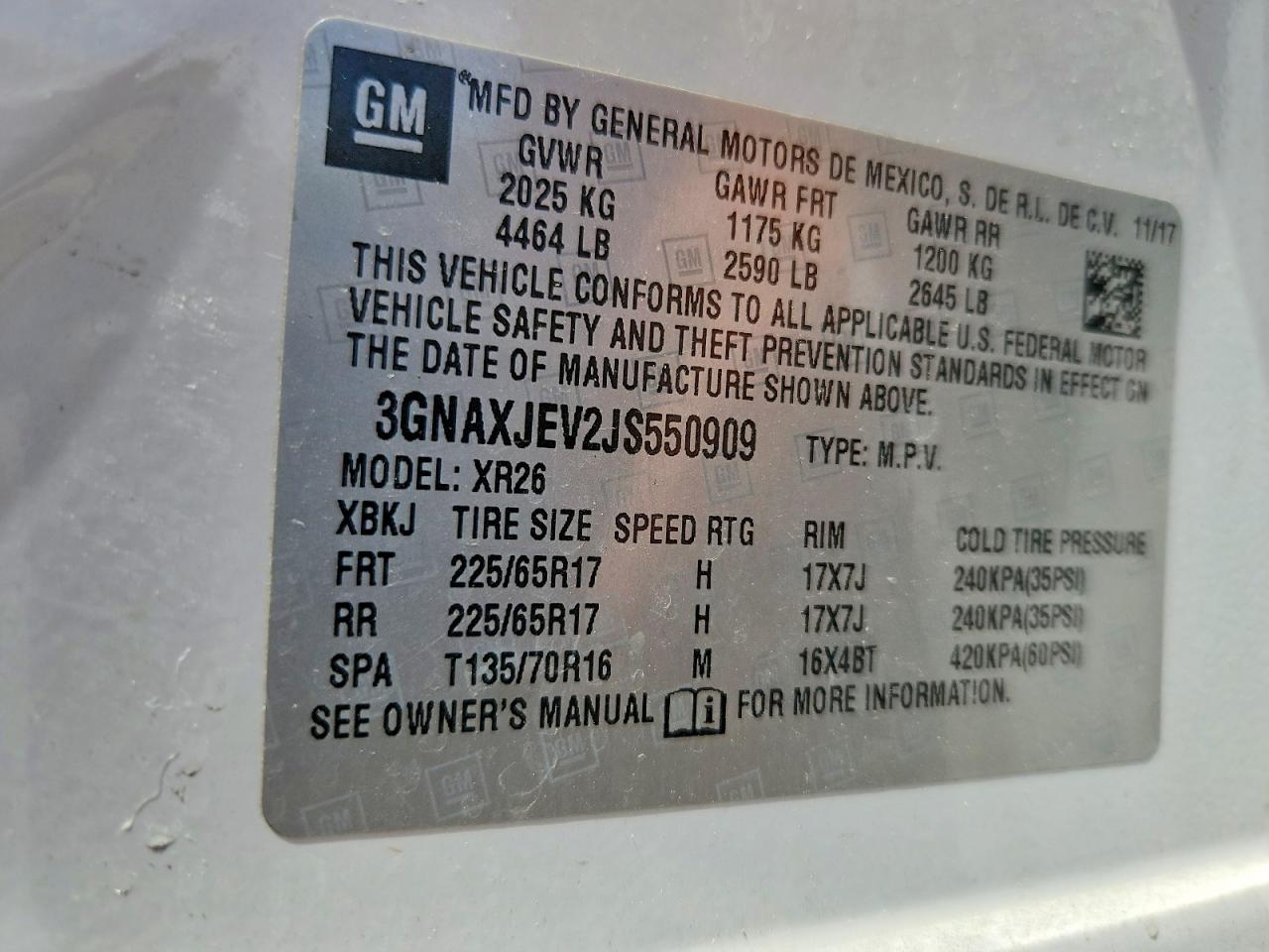 Chevrolet Equinox Lt