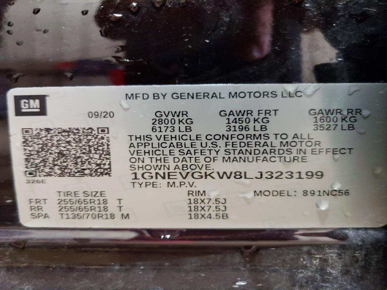 Chevrolet Traverse Lt