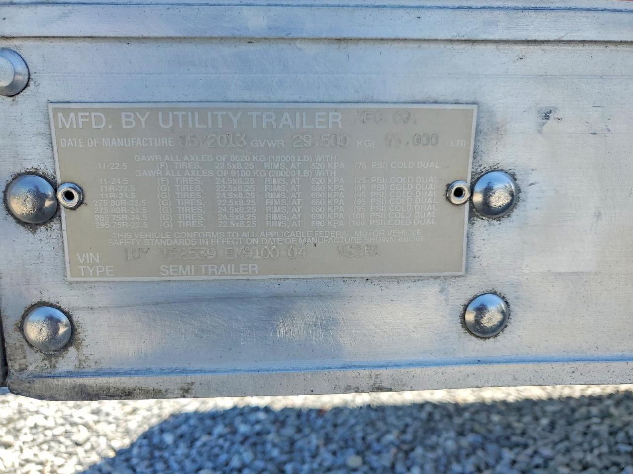 Utility Trailer Mfg. Reefer