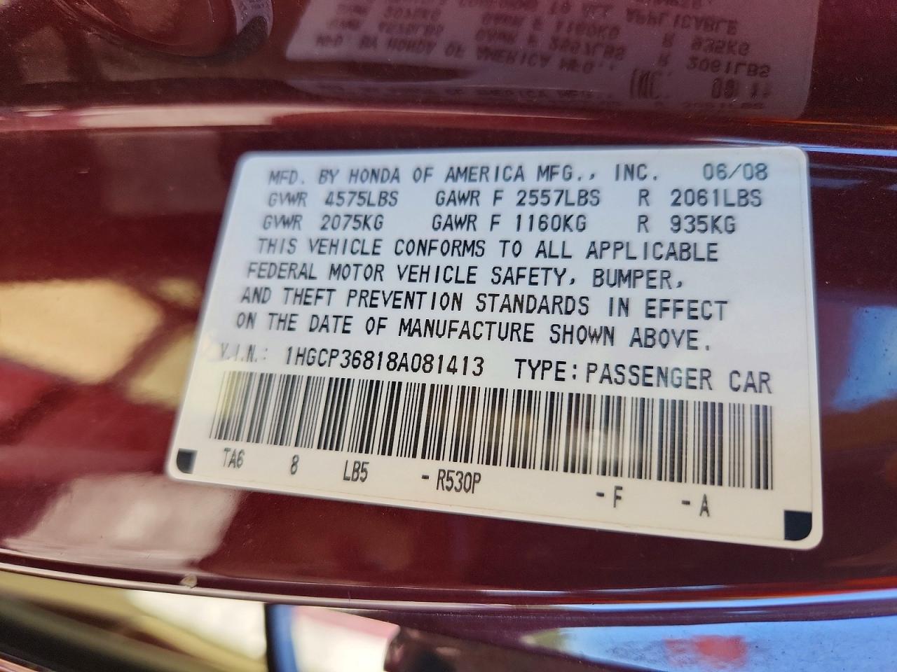 Honda Accord Exl