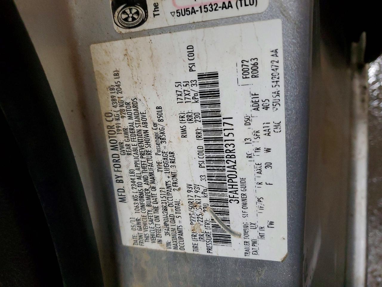Ford Fusion Sel