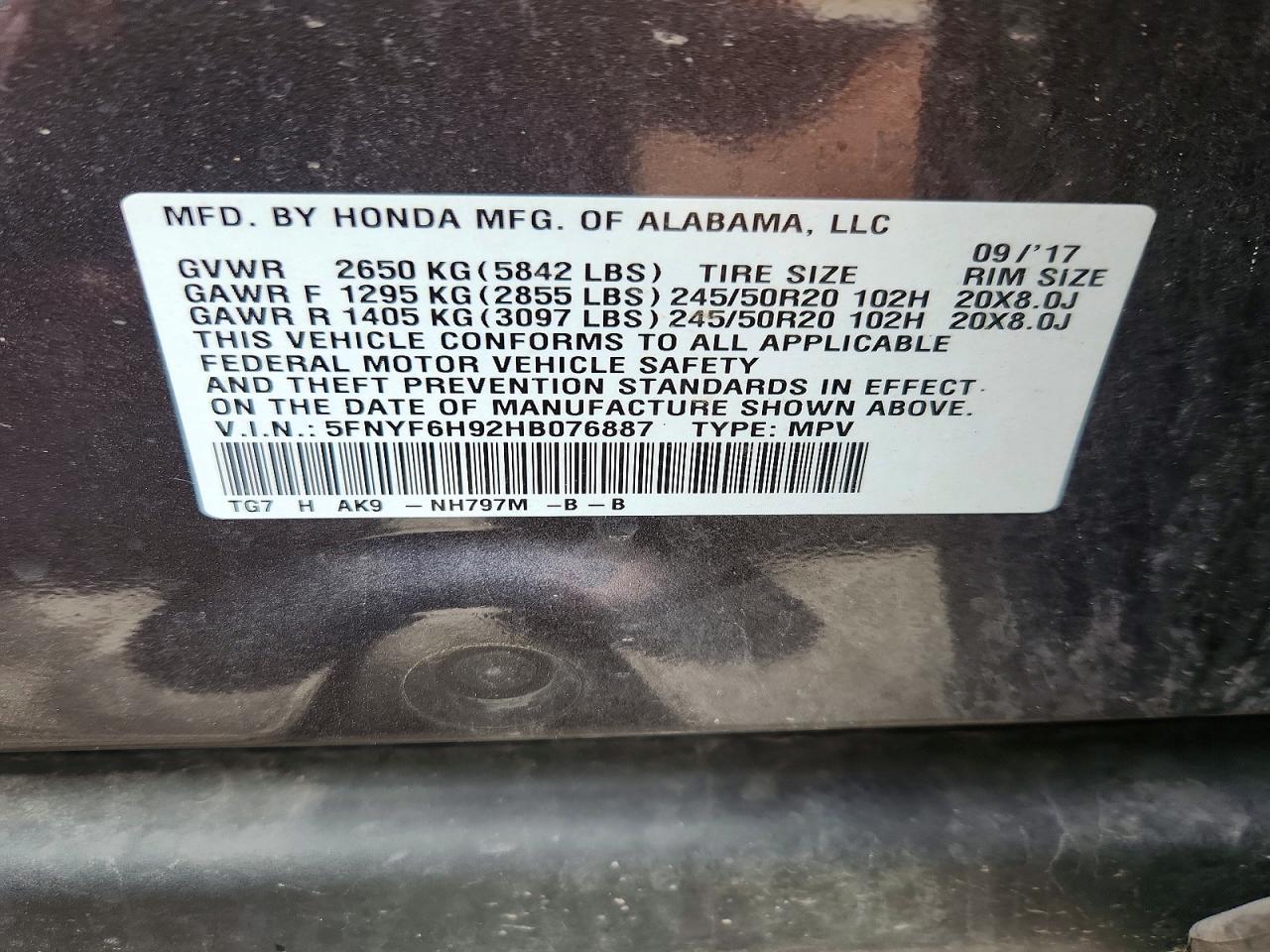 Honda Pilot Touring