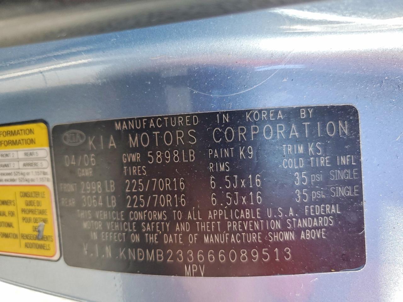 Kia Sedona Lx
