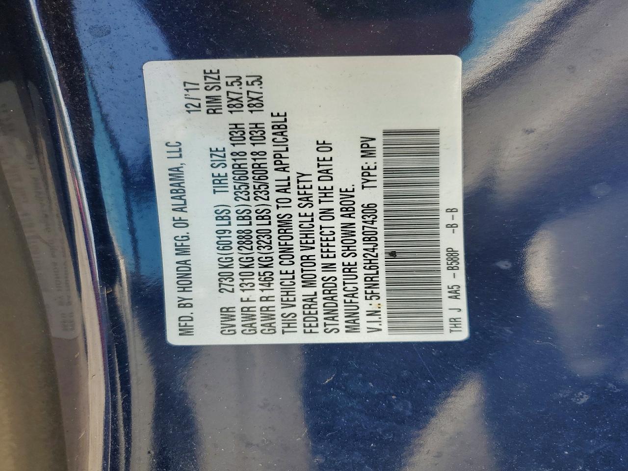 Honda Odyssey Lx