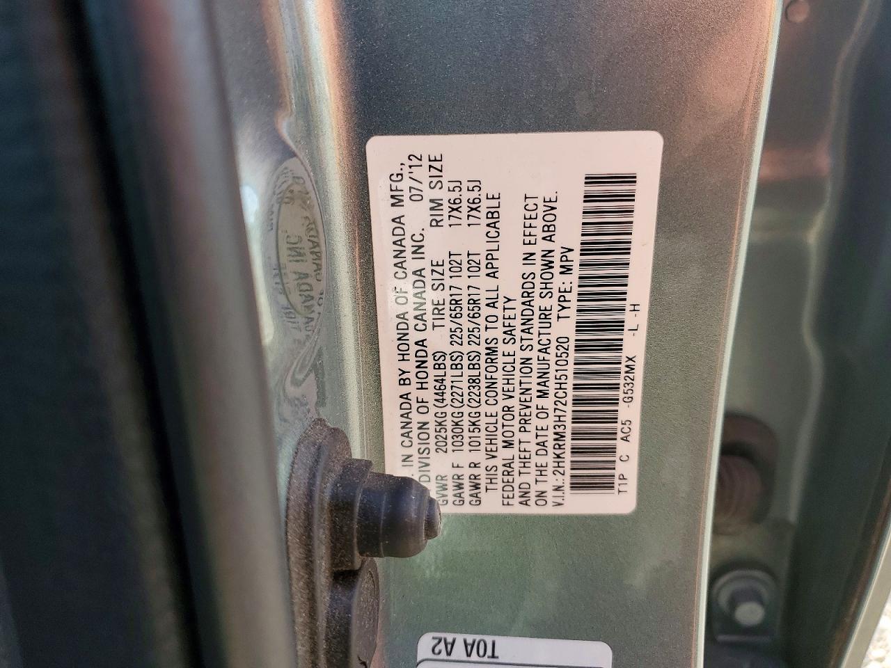 Honda Crv Exl