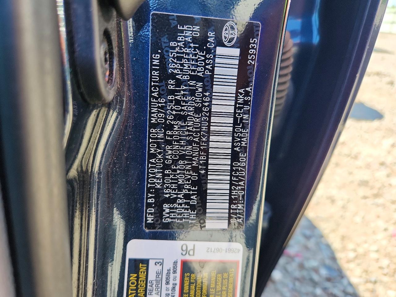 Toyota Camry Le
