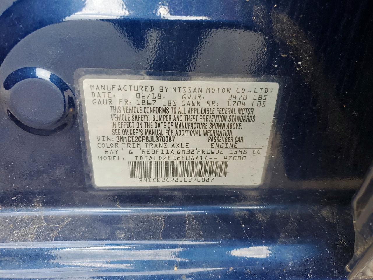 Nissan Versa Sv