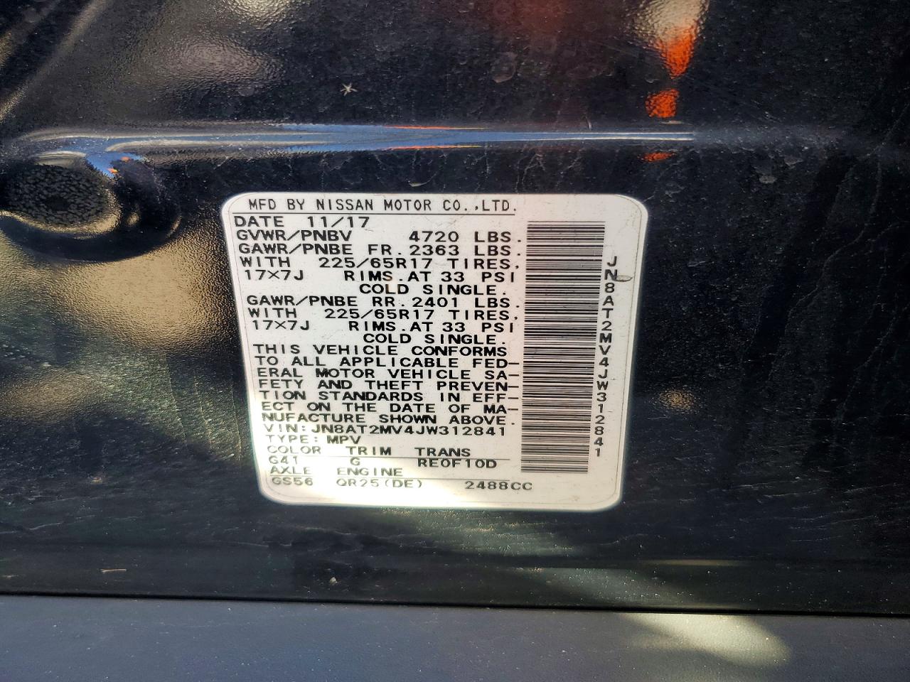 Nissan Rogue Sv