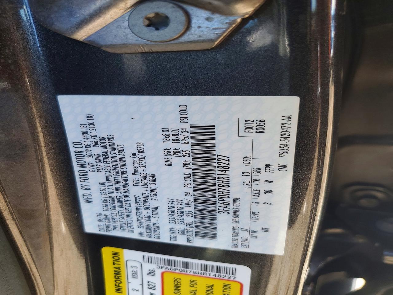 Ford Fusion Se