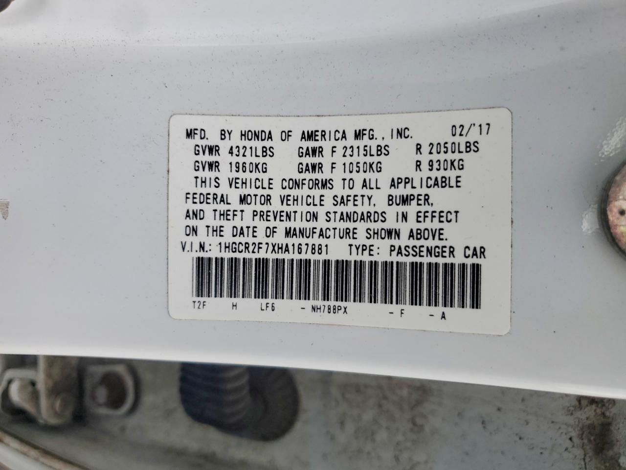Honda Accord Ex