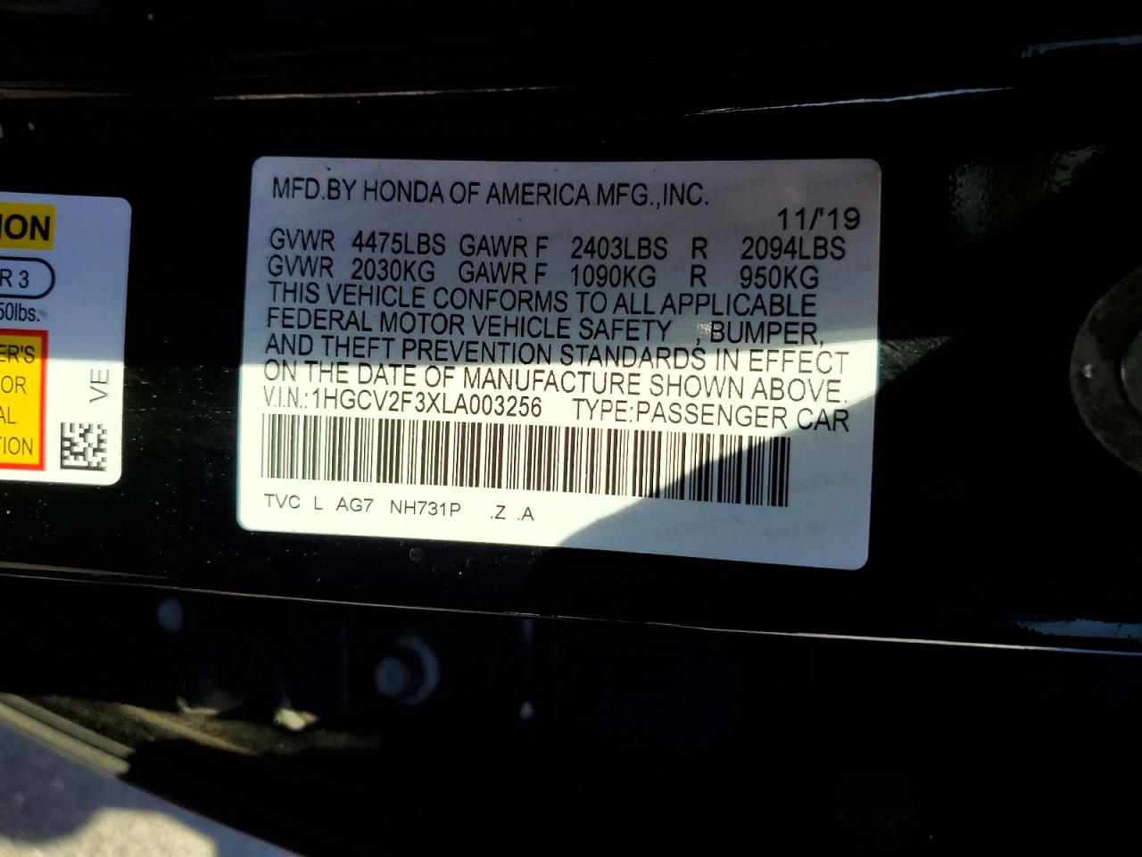 Honda Accord Sport