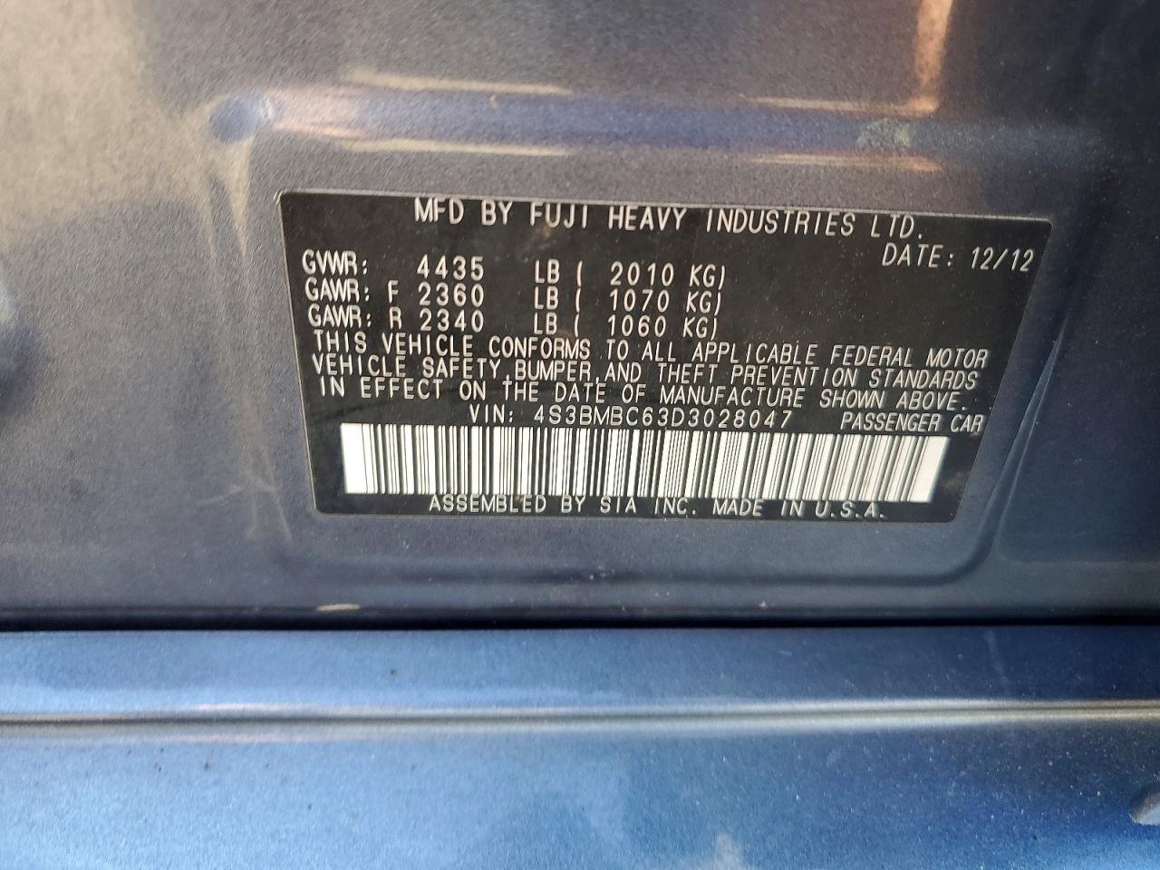 Subaru Legacy 2.5i Premium