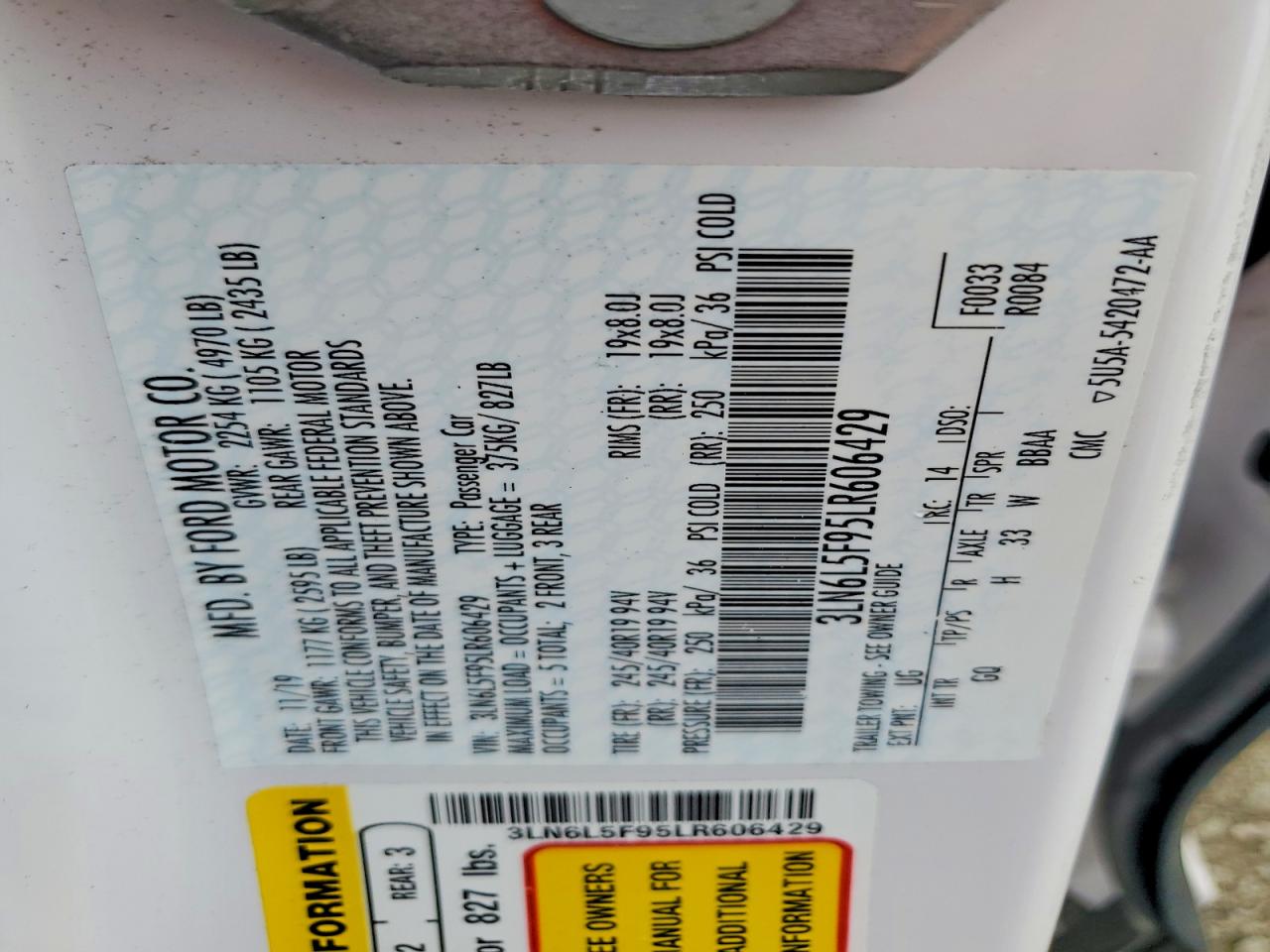 Lincoln MKZ Reserve