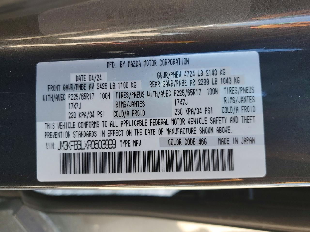 Mazda Cx Select