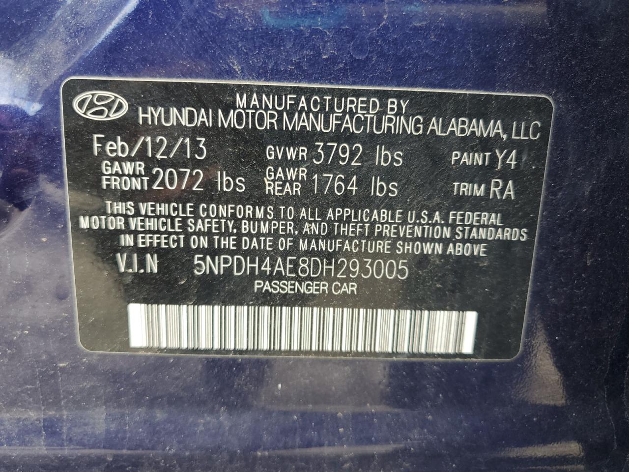 Hyundai ELANTRA Gls