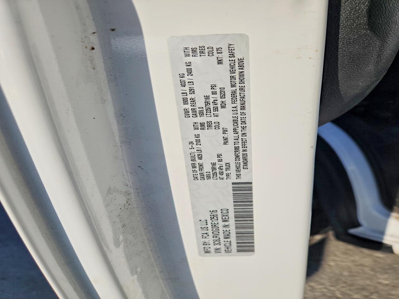 Ram Promaster Unknown