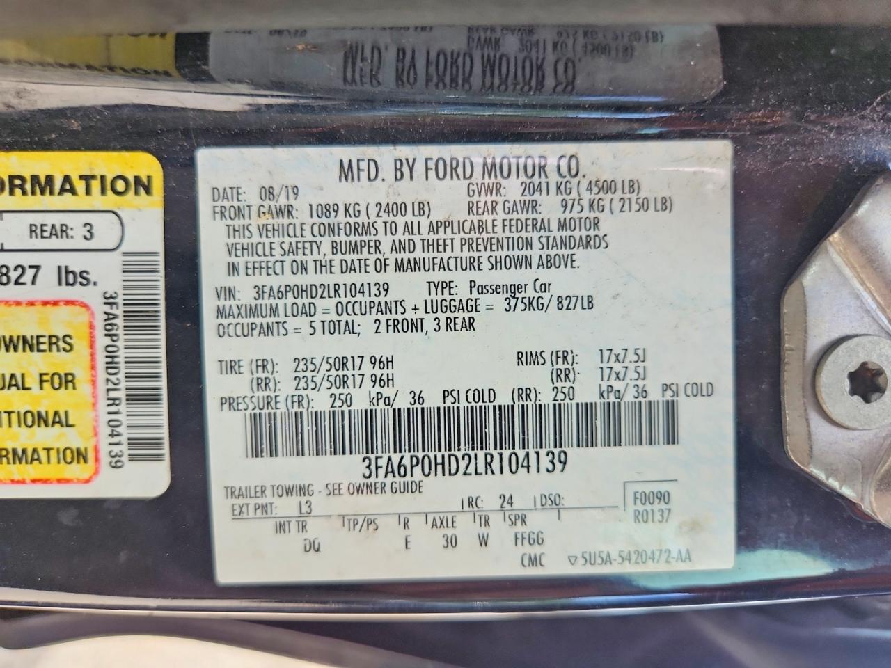 Ford Fusion Se