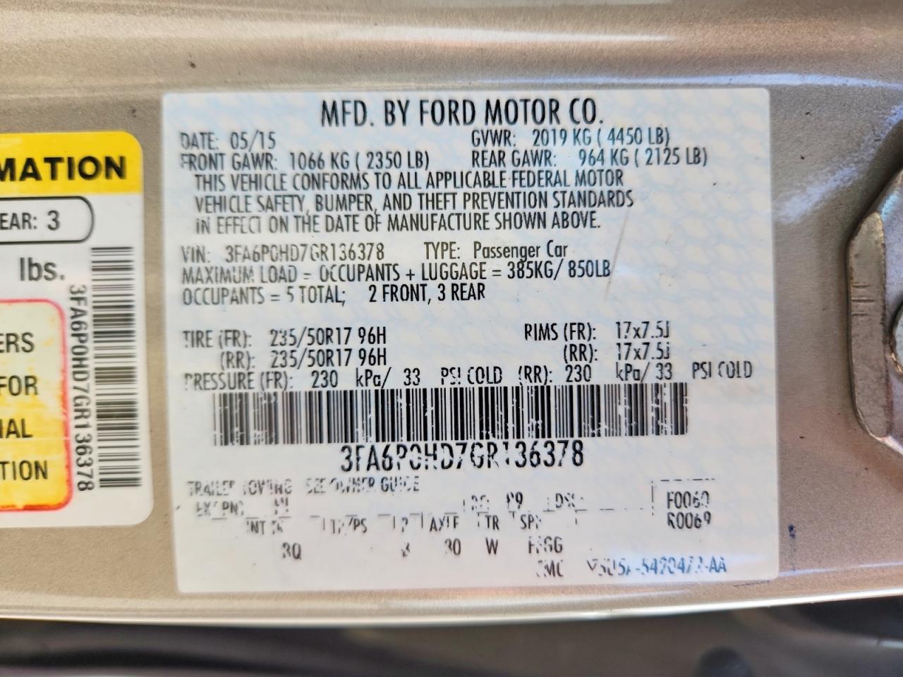 Ford Fusion Se