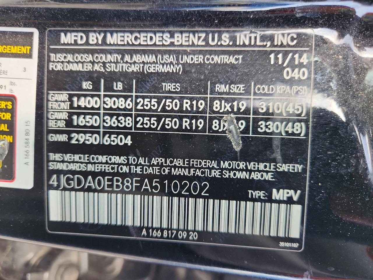 Mercedes-Benz M-Class 250 Bluetec